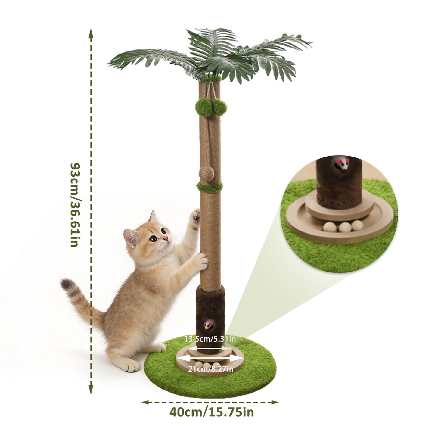 Scratching Palm Tree for Cats