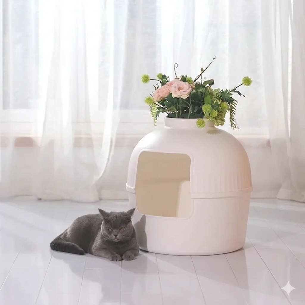 Plant Pot Cat Litter