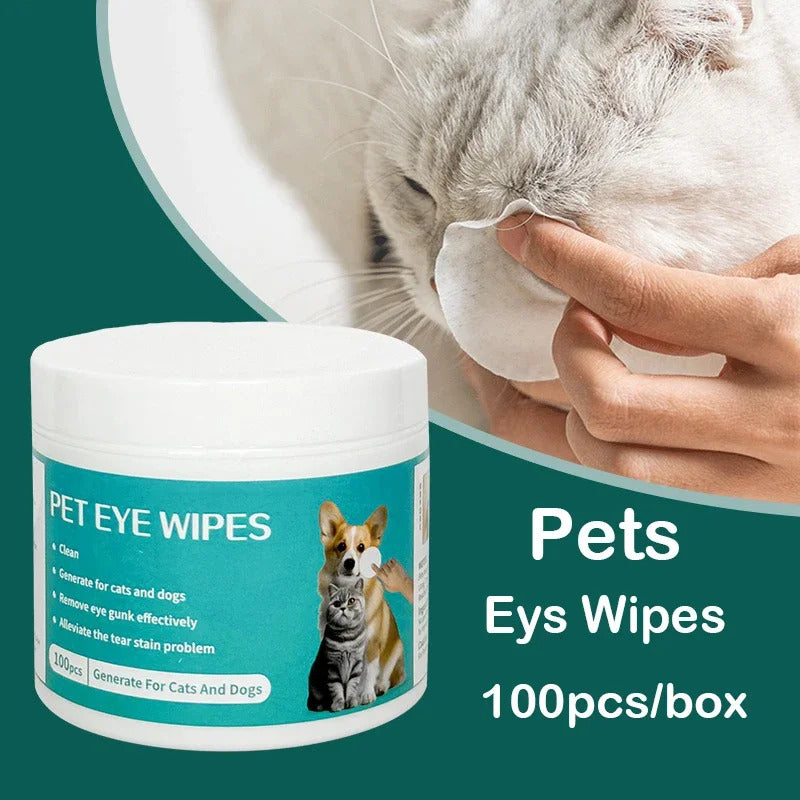 Eye Cleaner wet Wipes for Animals